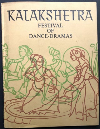 Item #H25211 Program of the Kalakshetra Festival of Dance Dreams, 1965