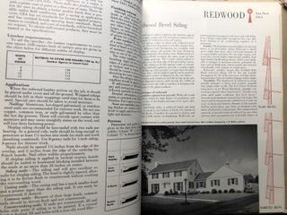 2 "Redwood Files" for architects - leaflets, circulars and data sheets from the late 1950s - early 1960s