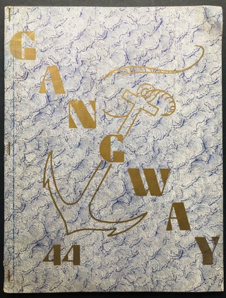 Item #H25474 Gangway 44, 1944 yearbook of the USNR Pre-Midshipmens School, Asbury Park, N. J....