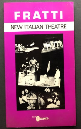 Item #H25477 New Italian Theatre: The Seducers; The Roman Guest - inscribed by author. Mario Fratti