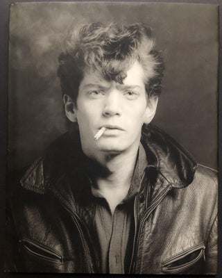 Item #H25534 Robert Mapplethorpe (1985) -- inscribed by him in 1985 with price list of his photos...