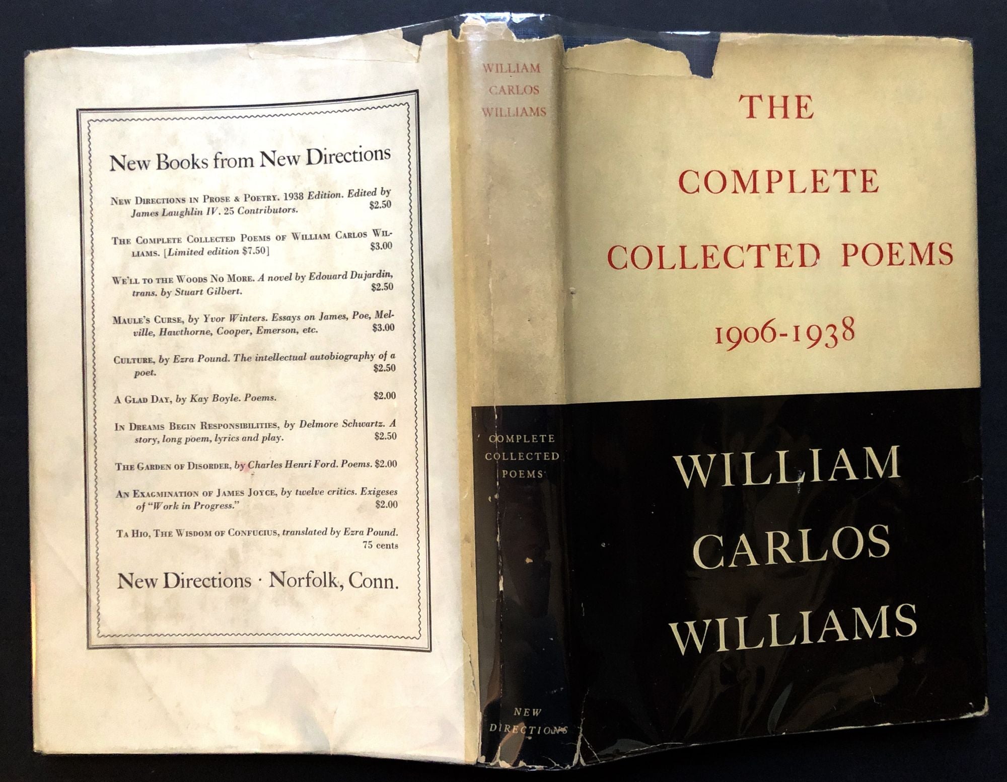 The Complete Collected Poems of William Carlos Williams 1906-1938 | William  Carlos Williams | First Printing