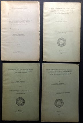 Item #H25723 4 offprints on zoological subjects: Key to the Isopods of the Atlantic Coast of...