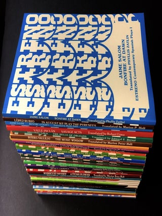 Item #H25805 Estreno Contemporary Spanish Plays Series, Nos. 1-31. Iride Lamartina-Lens, Martha...