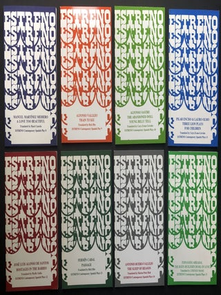 Estreno Contemporary Spanish Plays Series, Nos. 1-31