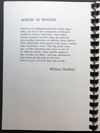 The Sound of a Few Leaves, An Appointment Book of Weeks & Anthology of Current Poetry