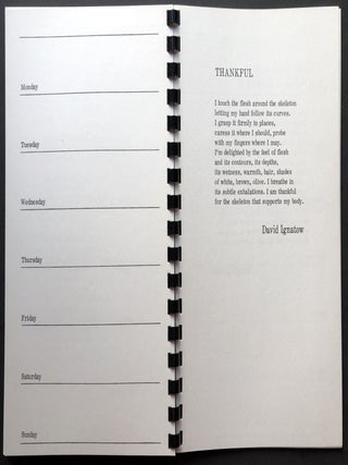 The Sound of a Few Leaves, An Appointment Book of Weeks & Anthology of Current Poetry