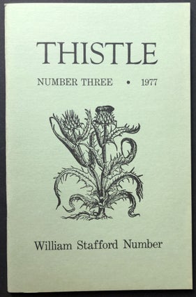 Item #H25847 Thistle Vol. 2 no. 3, 1977: William Stafford Number. William Stafford, Paul Tyler,...