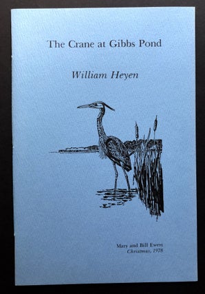 Item #H25859 The Crane at Gibbs Pond (Christmas 1978 keepsake issued by Mary and Bill Ewart)....