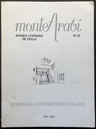 Item #H25913 Montearabi No. 23 (1996): Homenaje Antonionio Buero Vallejo. Antonio Buero Vallejo,...
