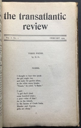 The Transatlantic Review, Vol. I No. 2, February 1924