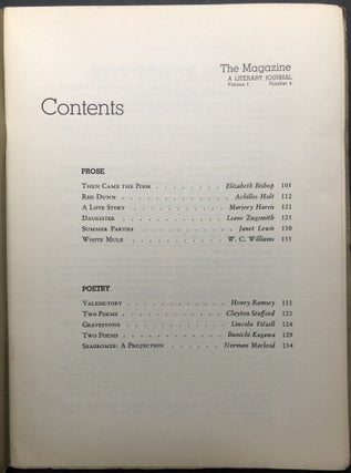 The Magazine, a Literary Journal, Vol. 1 No. 4, March 1934