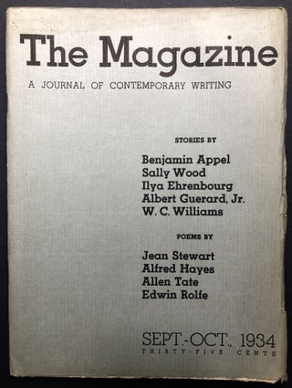 Item #H26032 The Magazine, a Literary Journal, Vol. 2 no. 2, Sept.-Oct. 1934. William Carlos...