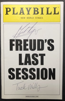Item #H26064 2011 Playbill for Freud's Last Session by Mark St. Germain, signed by Martin...