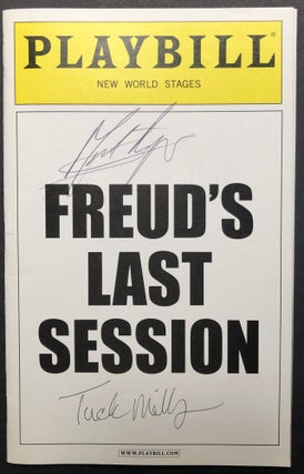 Item #H26064 2011 Playbill for Freud's Last Session by Mark St. Germain, signed by Martin Rayner...