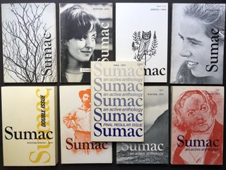 Item #H26136 Complete run of SUMAC literary journal in 9 issues, 1968-1971, Vol. 1 no. 1 Fall...