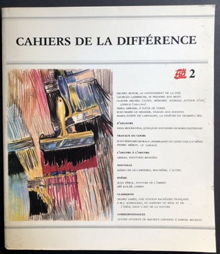 Item #H26280 Cahiers de la différence, numéro 2 1988. Michel Butor, Maurice Girodias