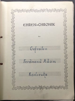 Ehren-Chronik, 1943, "Erinnerung an diesen Kampf und Sieg durch die NSDAP [Nationalsozialistische Deutsche Arbeiterpartei]