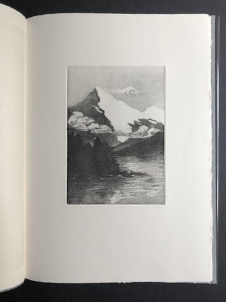 Tongass Tides, Text and Etchings - limited edition of 75 copies with 9 soft-ground etchings of Alaska on Rives