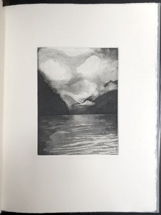 Tongass Tides, Text and Etchings - limited edition of 75 copies with 9 soft-ground etchings of Alaska on Rives