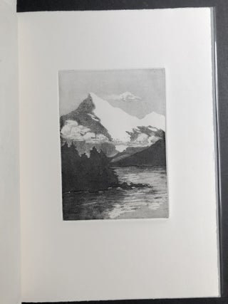 Tongass Tides, Text and Etchings - limited edition of 75 copies with 9 soft-ground etchings of Alaska on Rives