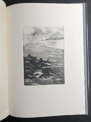 Tongass Tides, Text and Etchings - limited edition of 75 copies with 9 soft-ground etchings of Alaska on Rives
