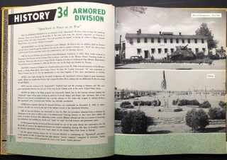 October 1954 yearbook for Third Armored Division (Spearhead), Fort Knox, Kentucky