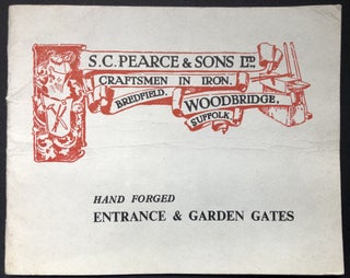 Item #H26428 1965 catalog of Hand Forged Entrance and Garden Gates. S. C. Pearce, Bredfield Sons,...