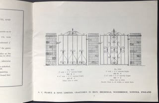 1965 catalog of Hand Forged Entrance and Garden Gates