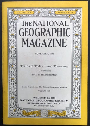 Item #H26477 Trains of Today -- and Tomorrow: Special Reprint from National Geographic Magazine,...