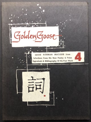 Item #H26517 Golden Goose, Series 3 no. 4, May 1952: Special Norman MacLeod issue. Norman...