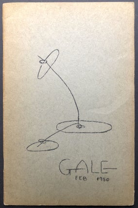 Item #H26518 Gale, Vol. II no. 1, February 1950. Jay Waite, Cid Corman, ed. William Carlos Williams