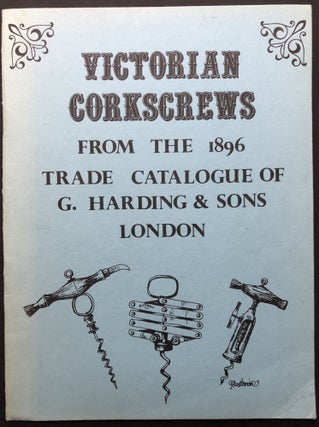 Item #H26565 Victorian Corkscrews from the 1896 Trade Catalogue of G. Harding & Sons, London