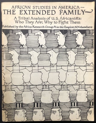 Item #H26621 African Studies in America - The Extended Family: a Tribal Analysis of U. S....