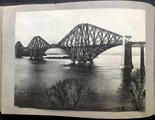 Old 1880s-1890s photo album of London and Edinburgh, 49 photos mostly measuring 8" x 6"