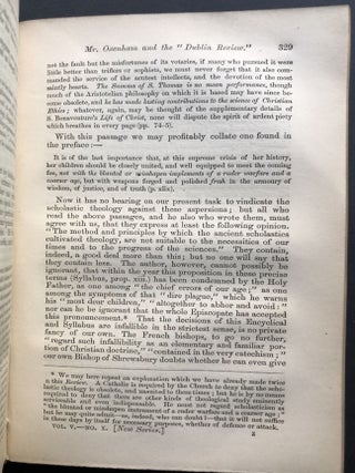 The Dublin Review, Vol. V, New Series, July & October, 1865
