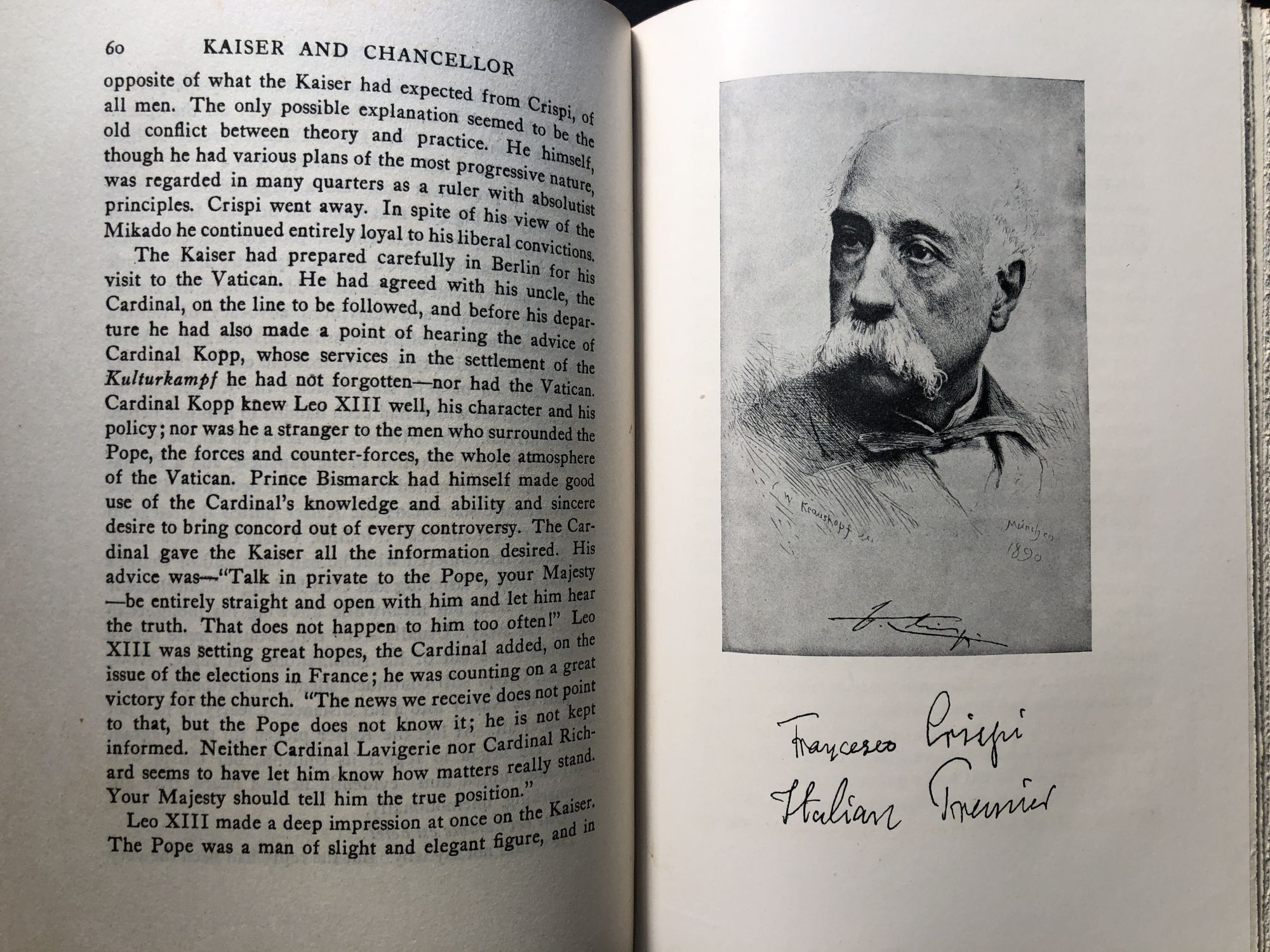 Kaiser and Chancellor: The Opening Years of the Reign of Kaiser Wilhelm ...