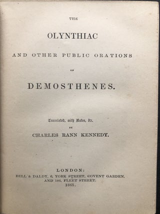 The Olynthiac and other Public Orations (Bohn's Classical Library edition)