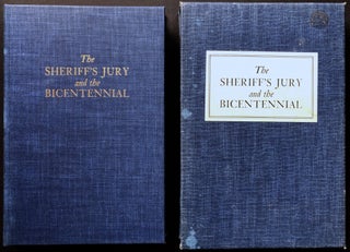 Item #H26832 The Sheriff's Jury and the Bicentennial, January 30, 1976. Joseph T. P. Sullivan