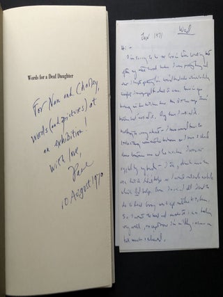 Words for a Deaf Daughter -- inscribed to Charles Mann
