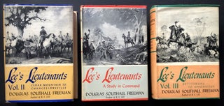 Lee's Lieutenants, 3 volumes - signed by author