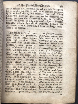 An Enquiry into the Constitution, Discipline, Unity and Worship of the Primitive Church that flourished within the first Three Hundred Years after Christ (Parts One and Two, 1712-1713)