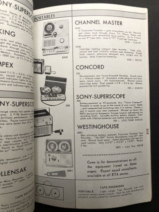 Group of 8 electronics, radio & television catalogs from Pittsburgh distributors 1961-1966