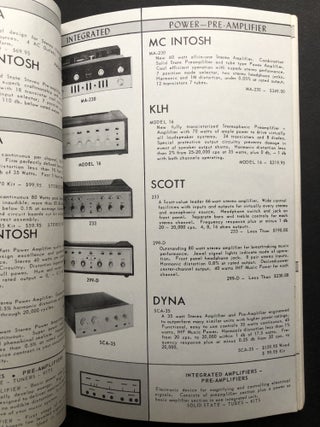 Group of 8 electronics, radio & television catalogs from Pittsburgh distributors 1961-1966