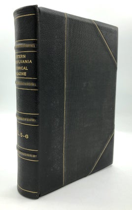 Item #H27128 Bound volume of Western Pennsylvania Historical Magazine, Vols. 5 & 6, 1922-1923