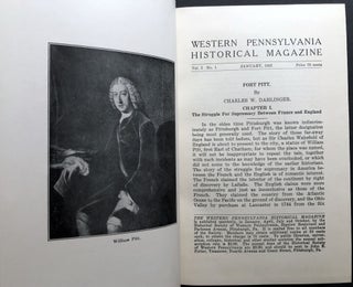 Bound volume of Western Pennsylvania Historical Magazine, Vols. 5 & 6, 1922-1923