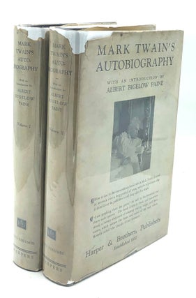 Item #H27235 Mark Twain's Autobiography, 2 volumes (1924). Mark Twain, intro Albert Bigelow Paine