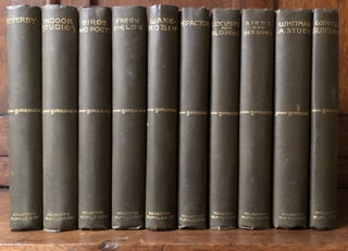 Item #H27240 Works, Riverside Edition, Complete in 10 volumes, W. J. Holland's set: Riverby,...