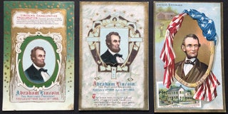 15 postcards featuring Abraham Lincoln and a few of George Washington, ca. 1910-1913