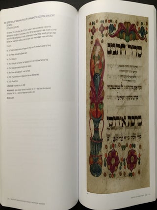 Sotheby's Sale no. 8040, October 27 & 28, 2004: Important Hebrew Manuscripts from the Montefiore Endowment